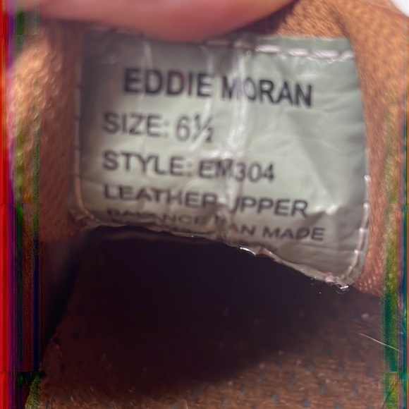 Eddie Moran Brown leather monk Show Sz 6.5 em304. MCL0995B - Picture 11 of 11